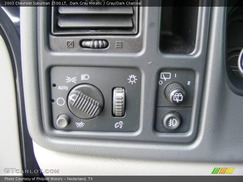 Dark Gray Metallic / Gray/Dark Charcoal 2003 Chevrolet Suburban 1500 LT