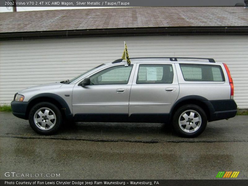 Silver Metallic / Taupe/Taupe 2002 Volvo V70 2.4T XC AWD Wagon