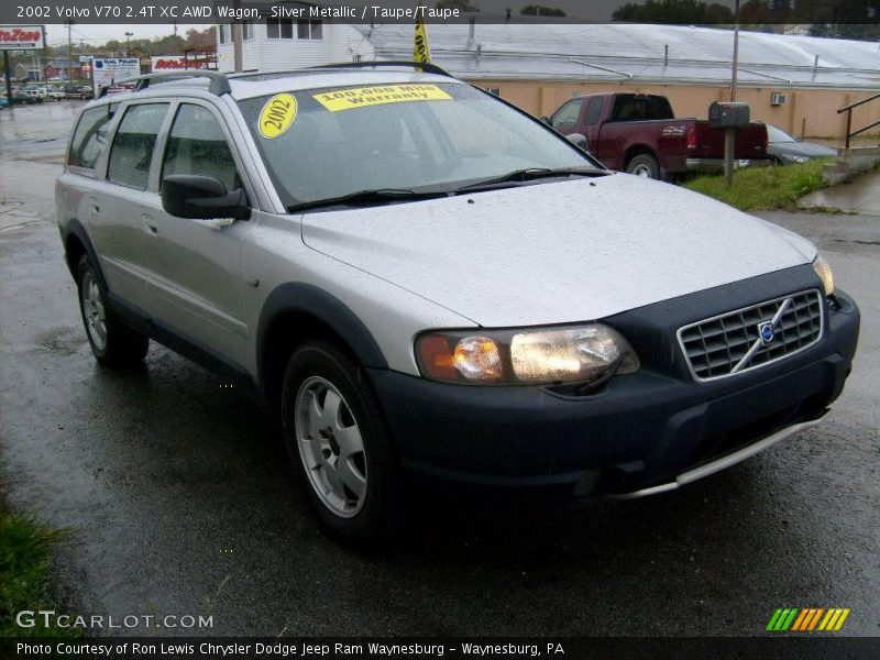 Silver Metallic / Taupe/Taupe 2002 Volvo V70 2.4T XC AWD Wagon
