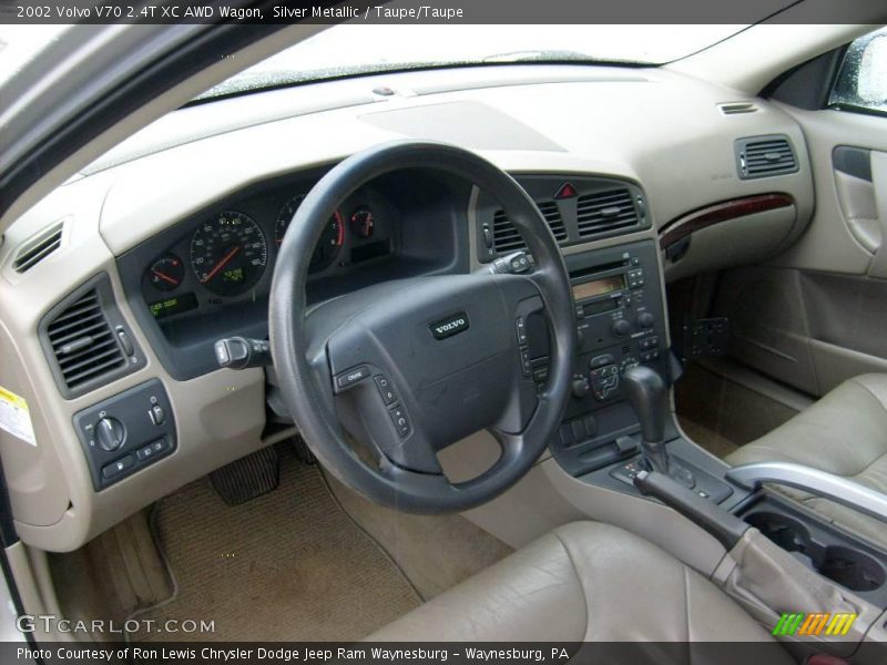 Silver Metallic / Taupe/Taupe 2002 Volvo V70 2.4T XC AWD Wagon