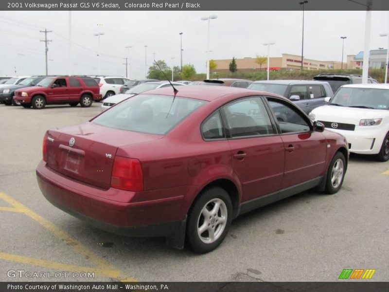 Colorado Red Pearl / Black 2001 Volkswagen Passat GLS V6 Sedan