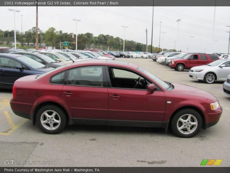 Colorado Red Pearl / Black 2001 Volkswagen Passat GLS V6 Sedan