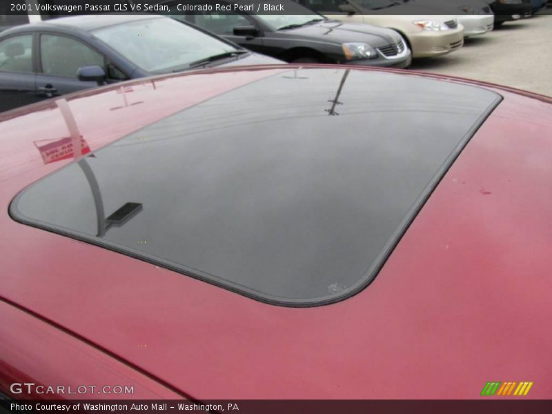 Colorado Red Pearl / Black 2001 Volkswagen Passat GLS V6 Sedan
