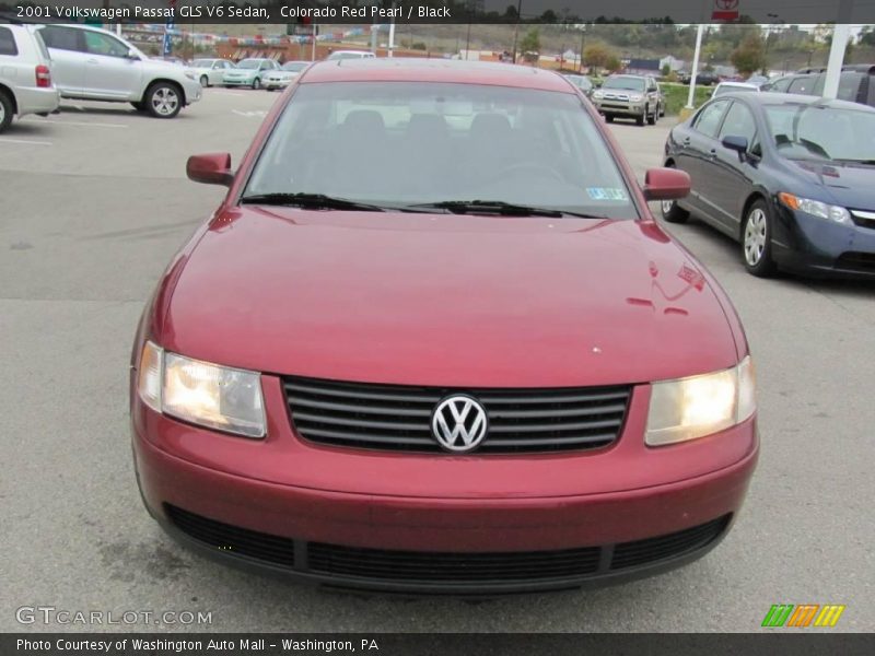 Colorado Red Pearl / Black 2001 Volkswagen Passat GLS V6 Sedan