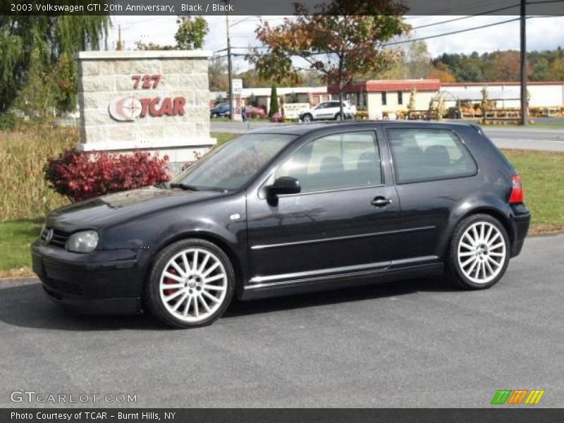 Black / Black 2003 Volkswagen GTI 20th Anniversary