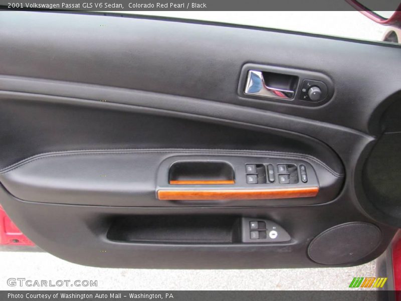 Colorado Red Pearl / Black 2001 Volkswagen Passat GLS V6 Sedan