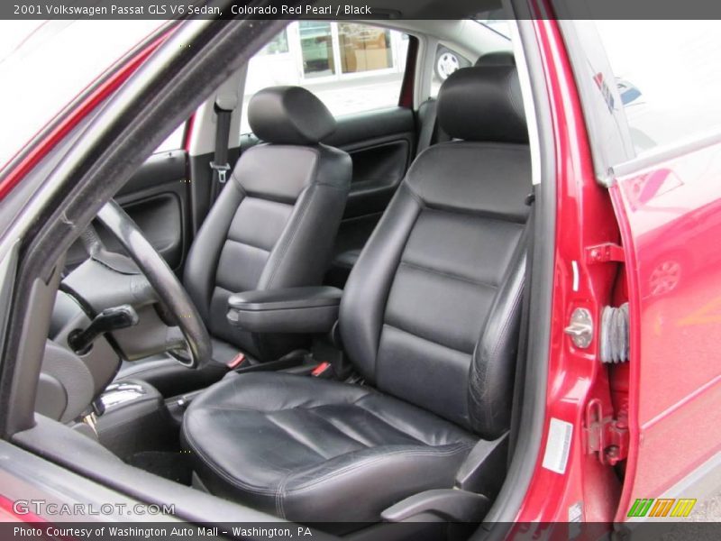 Colorado Red Pearl / Black 2001 Volkswagen Passat GLS V6 Sedan