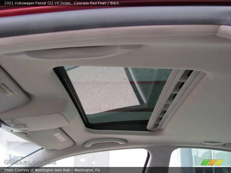 Colorado Red Pearl / Black 2001 Volkswagen Passat GLS V6 Sedan