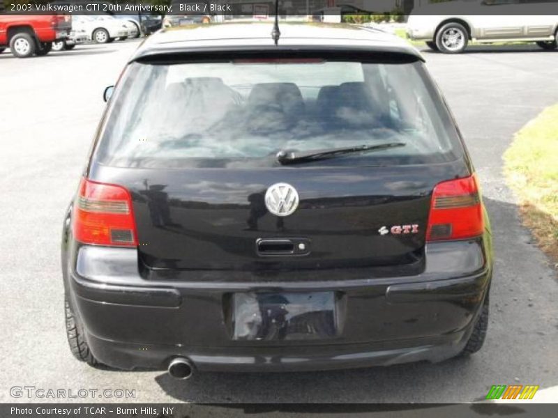Black / Black 2003 Volkswagen GTI 20th Anniversary