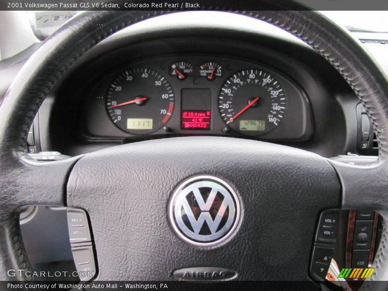 Colorado Red Pearl / Black 2001 Volkswagen Passat GLS V6 Sedan