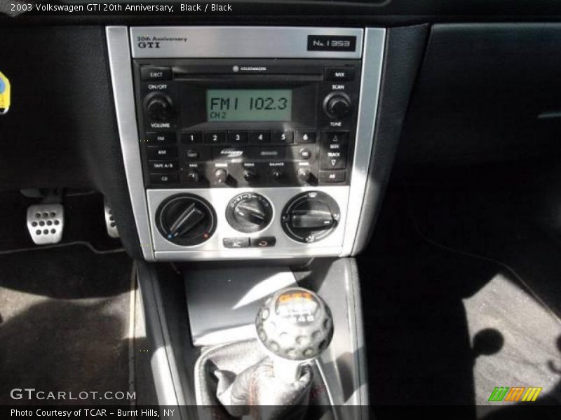Black / Black 2003 Volkswagen GTI 20th Anniversary