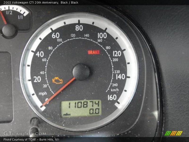Black / Black 2003 Volkswagen GTI 20th Anniversary