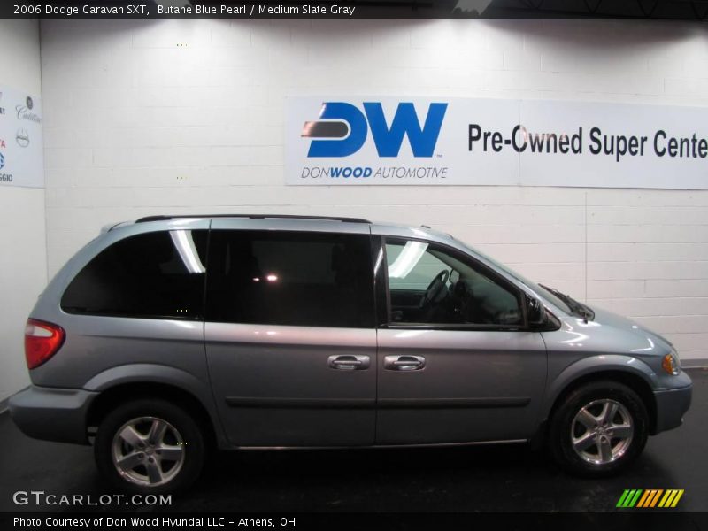 Butane Blue Pearl / Medium Slate Gray 2006 Dodge Caravan SXT