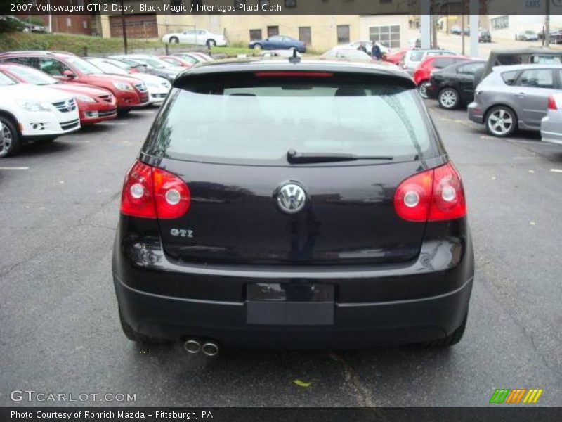 Black Magic / Interlagos Plaid Cloth 2007 Volkswagen GTI 2 Door