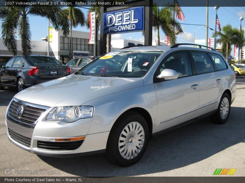 Reflex Silver Metallic / Black 2007 Volkswagen Passat 2.0T Wagon