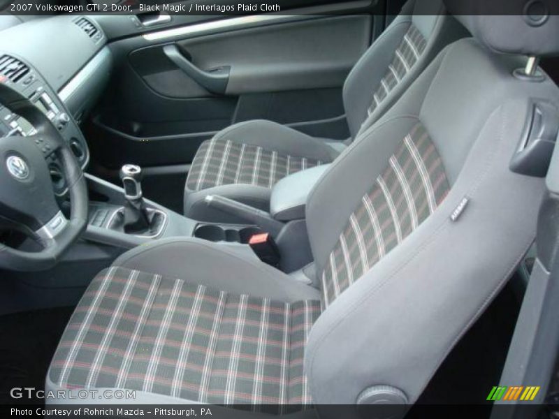 Black Magic / Interlagos Plaid Cloth 2007 Volkswagen GTI 2 Door