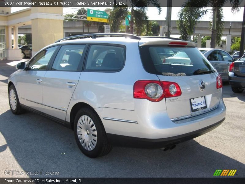 Reflex Silver Metallic / Black 2007 Volkswagen Passat 2.0T Wagon