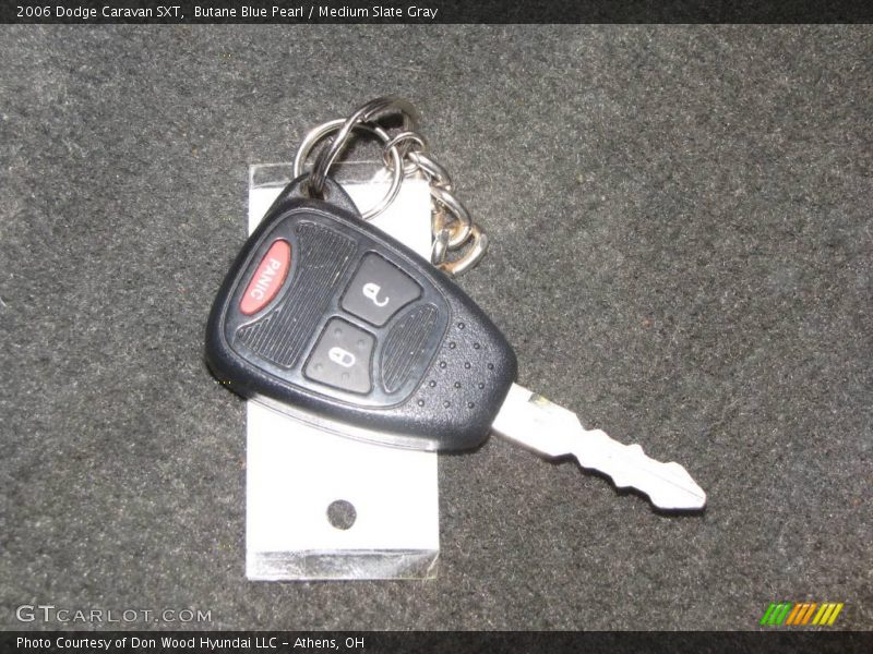 Butane Blue Pearl / Medium Slate Gray 2006 Dodge Caravan SXT