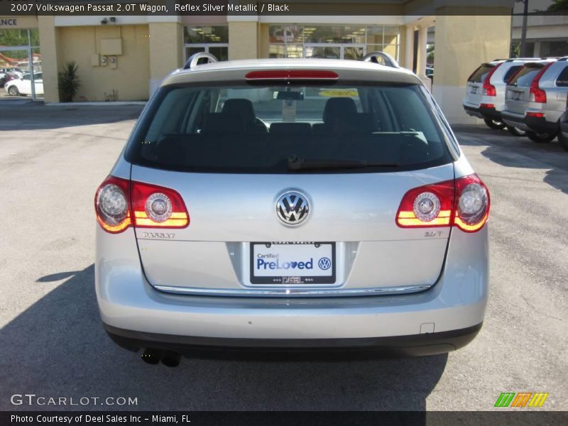 Reflex Silver Metallic / Black 2007 Volkswagen Passat 2.0T Wagon