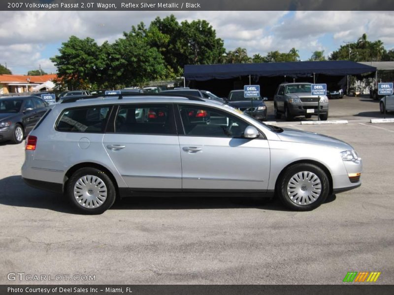 Reflex Silver Metallic / Black 2007 Volkswagen Passat 2.0T Wagon