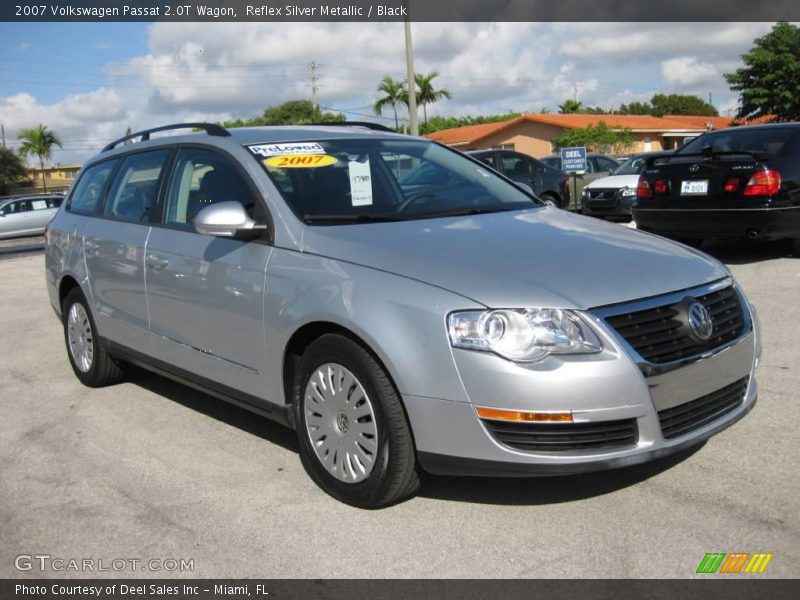 Reflex Silver Metallic / Black 2007 Volkswagen Passat 2.0T Wagon