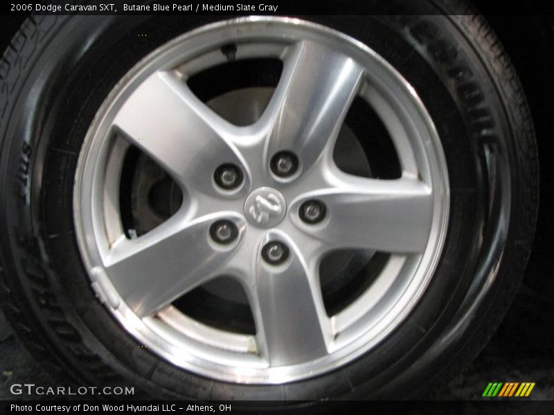 Butane Blue Pearl / Medium Slate Gray 2006 Dodge Caravan SXT