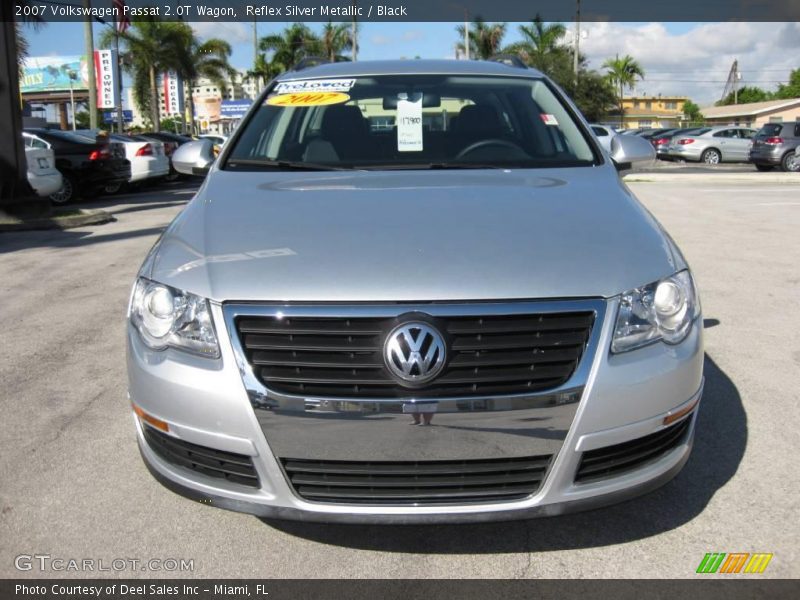 Reflex Silver Metallic / Black 2007 Volkswagen Passat 2.0T Wagon