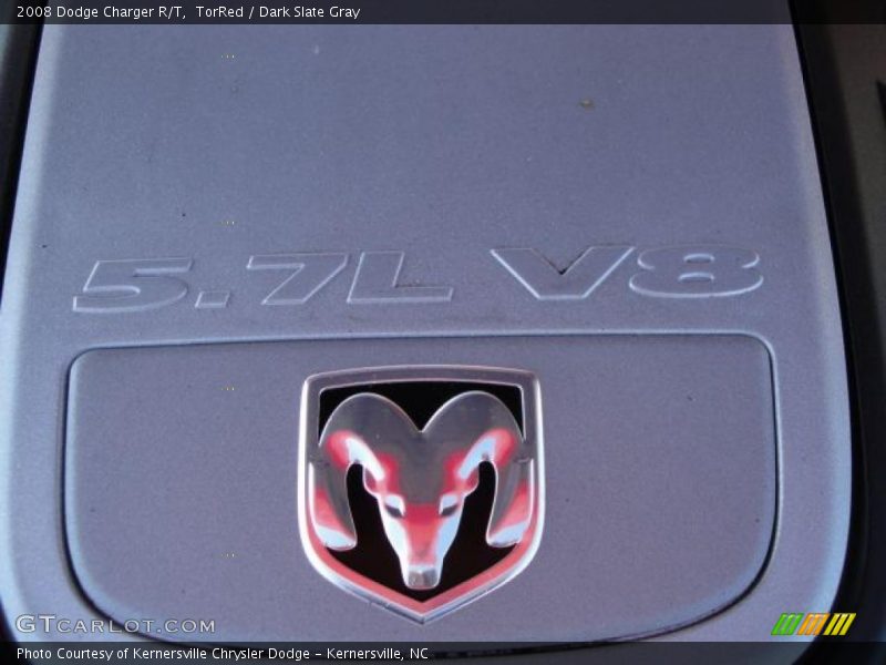 TorRed / Dark Slate Gray 2008 Dodge Charger R/T