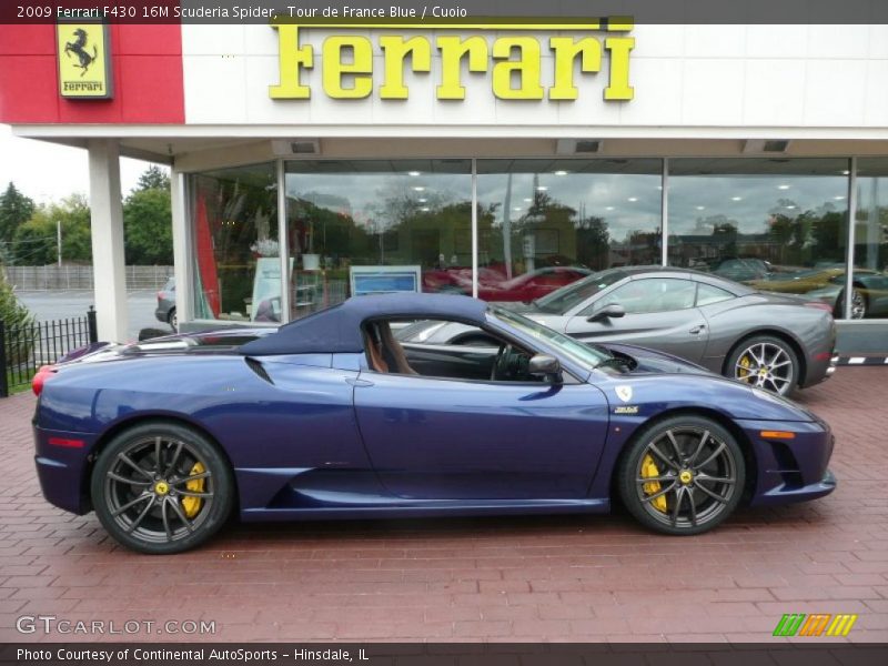 Tour de France Blue / Cuoio 2009 Ferrari F430 16M Scuderia Spider
