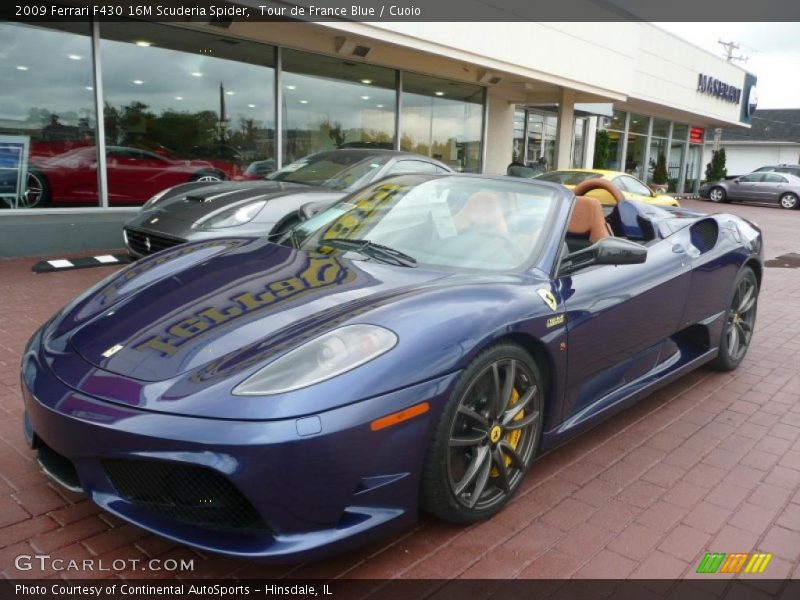 Tour de France Blue / Cuoio 2009 Ferrari F430 16M Scuderia Spider