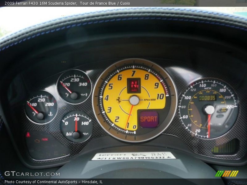 Tour de France Blue / Cuoio 2009 Ferrari F430 16M Scuderia Spider
