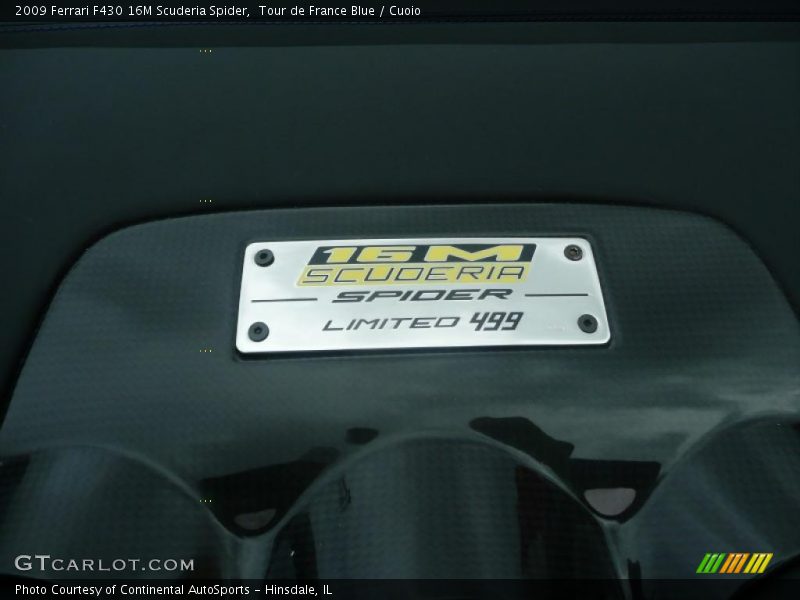 Tour de France Blue / Cuoio 2009 Ferrari F430 16M Scuderia Spider