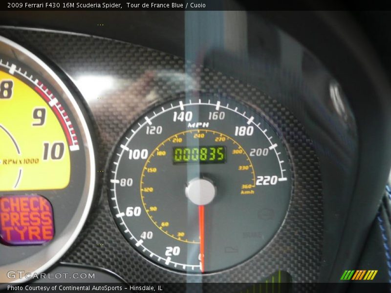 Tour de France Blue / Cuoio 2009 Ferrari F430 16M Scuderia Spider