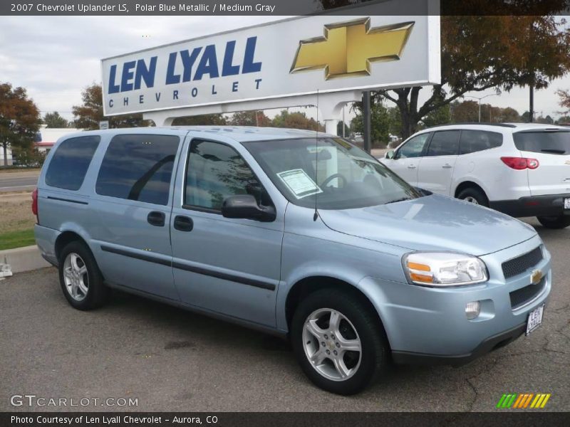 Polar Blue Metallic / Medium Gray 2007 Chevrolet Uplander LS