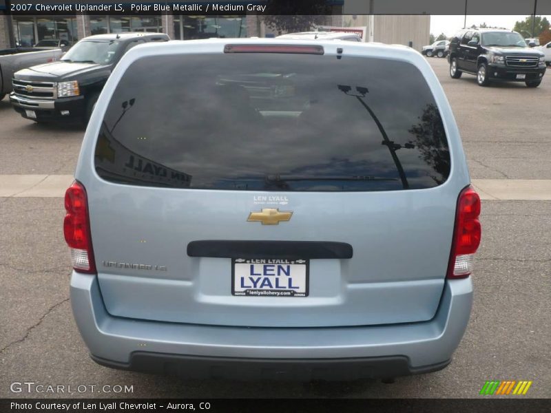 Polar Blue Metallic / Medium Gray 2007 Chevrolet Uplander LS