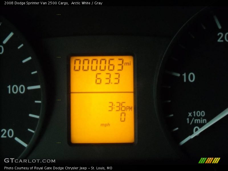 Arctic White / Gray 2008 Dodge Sprinter Van 2500 Cargo