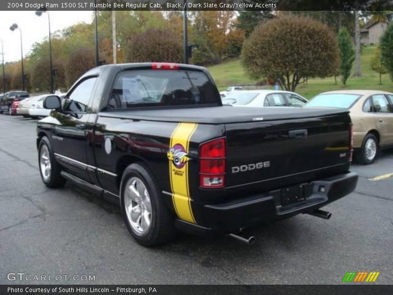 Black / Dark Slate Gray/Yellow Accents 2004 Dodge Ram 1500 SLT Rumble Bee Regular Cab