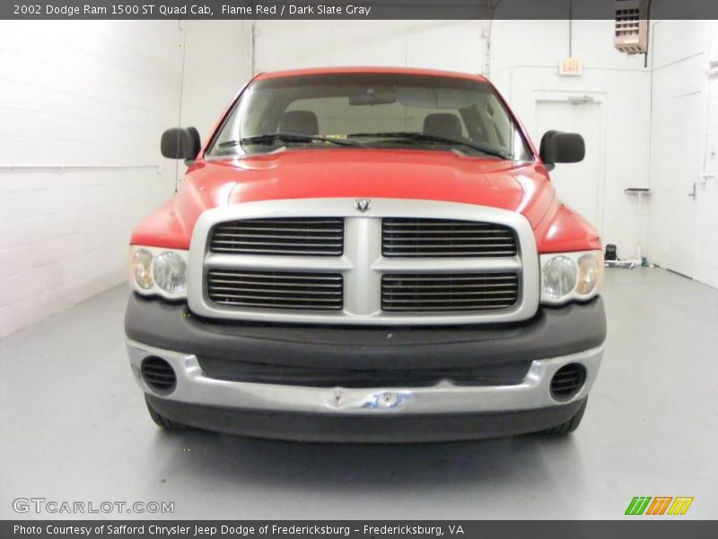 Flame Red / Dark Slate Gray 2002 Dodge Ram 1500 ST Quad Cab
