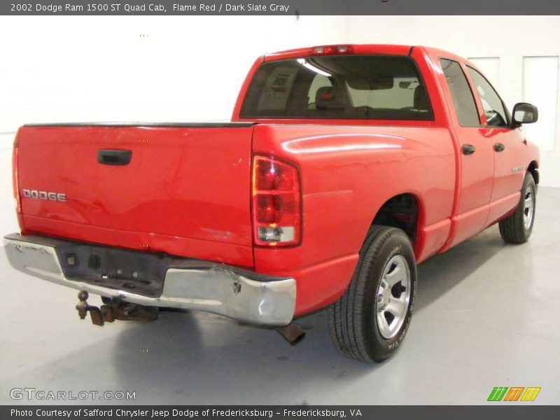 Flame Red / Dark Slate Gray 2002 Dodge Ram 1500 ST Quad Cab