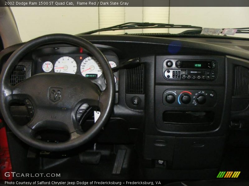 Flame Red / Dark Slate Gray 2002 Dodge Ram 1500 ST Quad Cab
