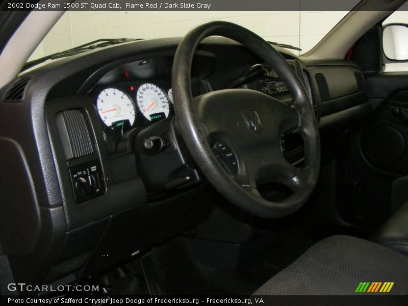 Flame Red / Dark Slate Gray 2002 Dodge Ram 1500 ST Quad Cab