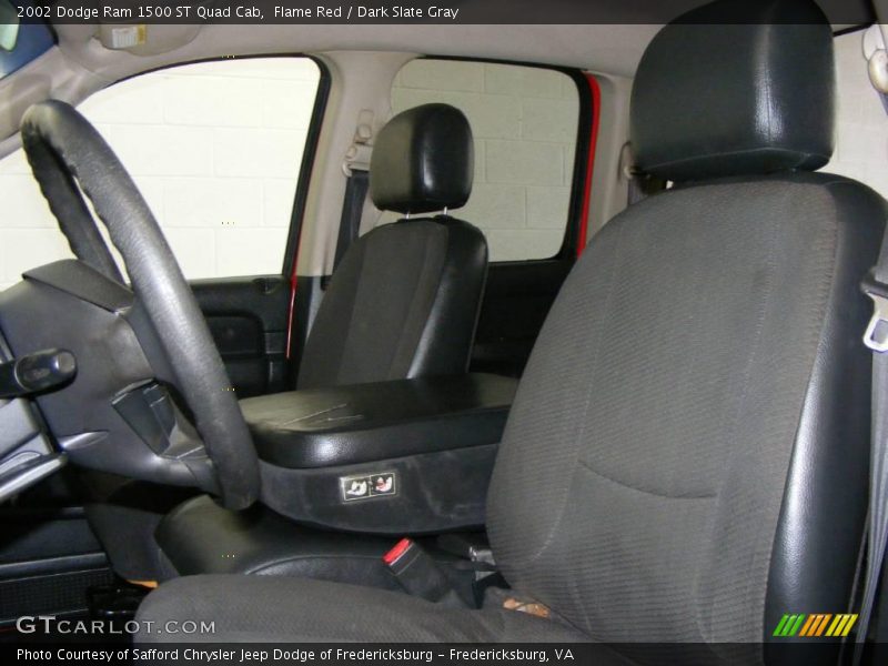 Flame Red / Dark Slate Gray 2002 Dodge Ram 1500 ST Quad Cab
