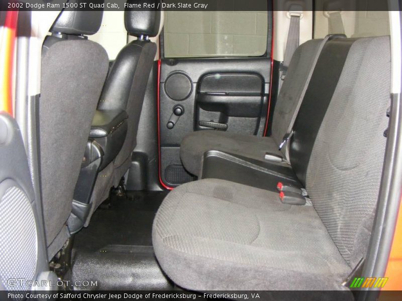 Flame Red / Dark Slate Gray 2002 Dodge Ram 1500 ST Quad Cab