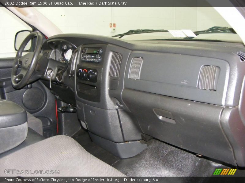 Flame Red / Dark Slate Gray 2002 Dodge Ram 1500 ST Quad Cab