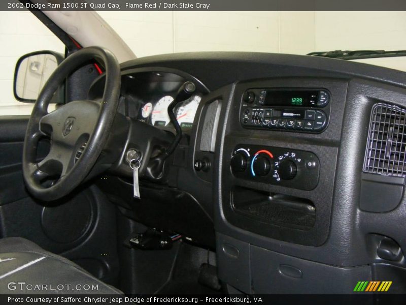 Flame Red / Dark Slate Gray 2002 Dodge Ram 1500 ST Quad Cab