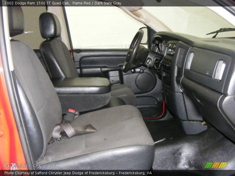 Flame Red / Dark Slate Gray 2002 Dodge Ram 1500 ST Quad Cab