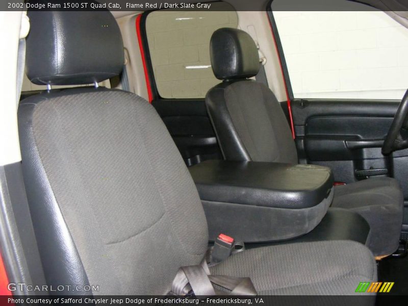 Flame Red / Dark Slate Gray 2002 Dodge Ram 1500 ST Quad Cab