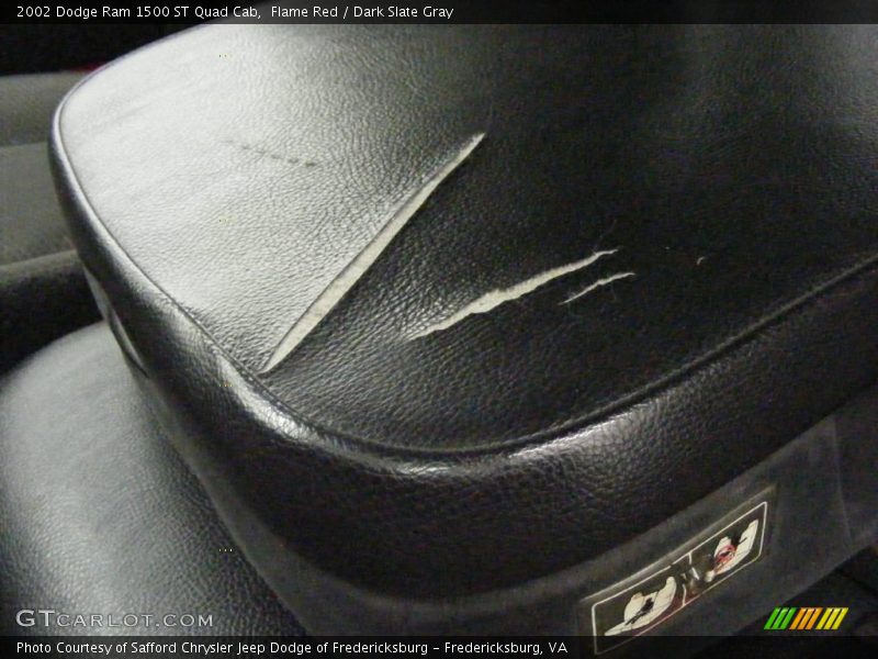 Flame Red / Dark Slate Gray 2002 Dodge Ram 1500 ST Quad Cab