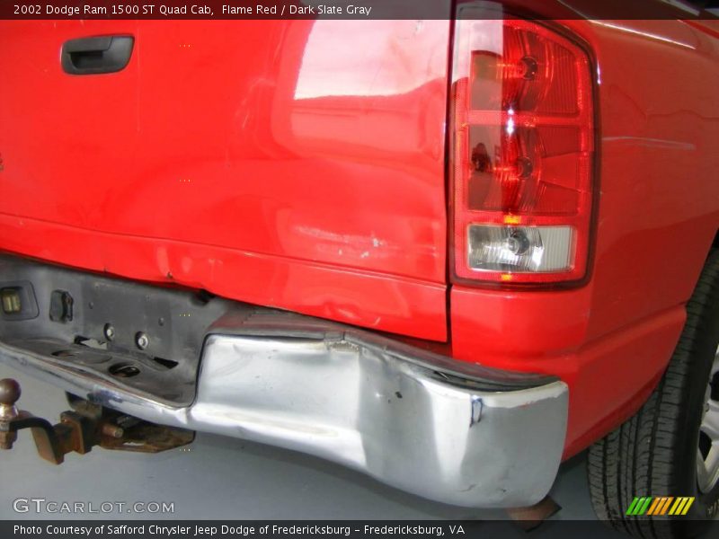 Flame Red / Dark Slate Gray 2002 Dodge Ram 1500 ST Quad Cab