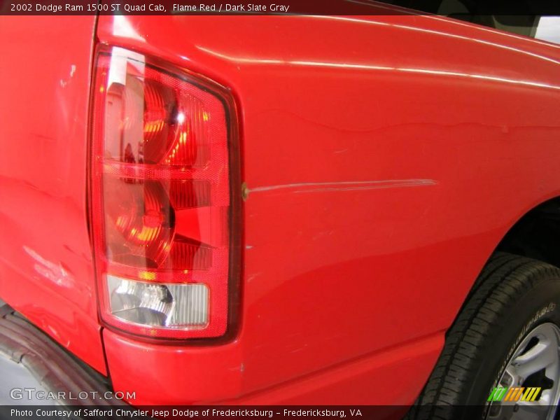 Flame Red / Dark Slate Gray 2002 Dodge Ram 1500 ST Quad Cab